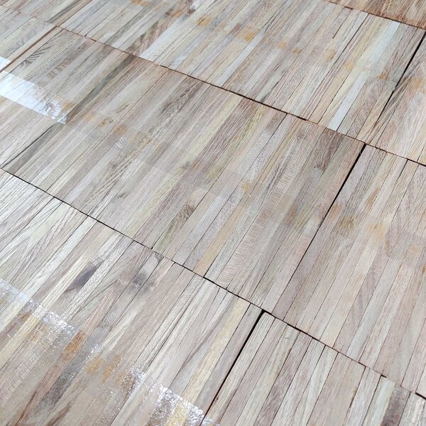 Industrieparkett ungedämpfte Akazie | roh, Standard, folienverklebt | 160x8x10mm