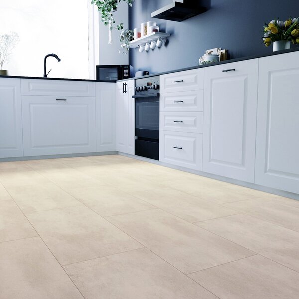Vinylboden Otama 454 Fliese beige Klicksystem 5,5mm SPC-Träger TAMI Life