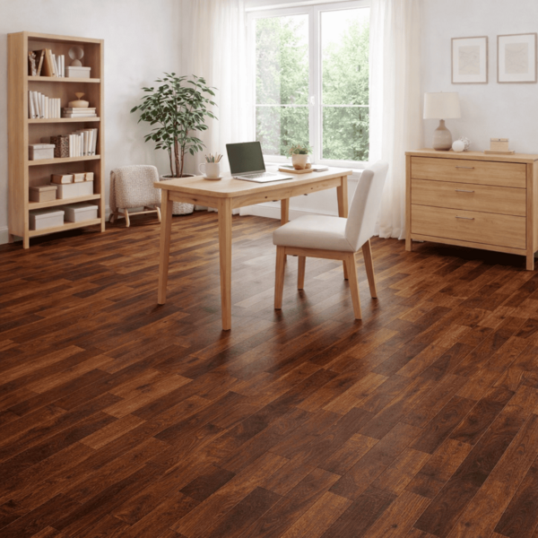 Einzelstabparkett europ. Nussbaum Nantes | roh, Rustikal | 490x70x10mm