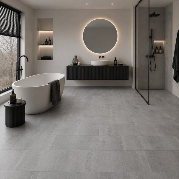Klebevinyl Cura Beton 367 dunkel 2,5 mm massiv TAMI Life