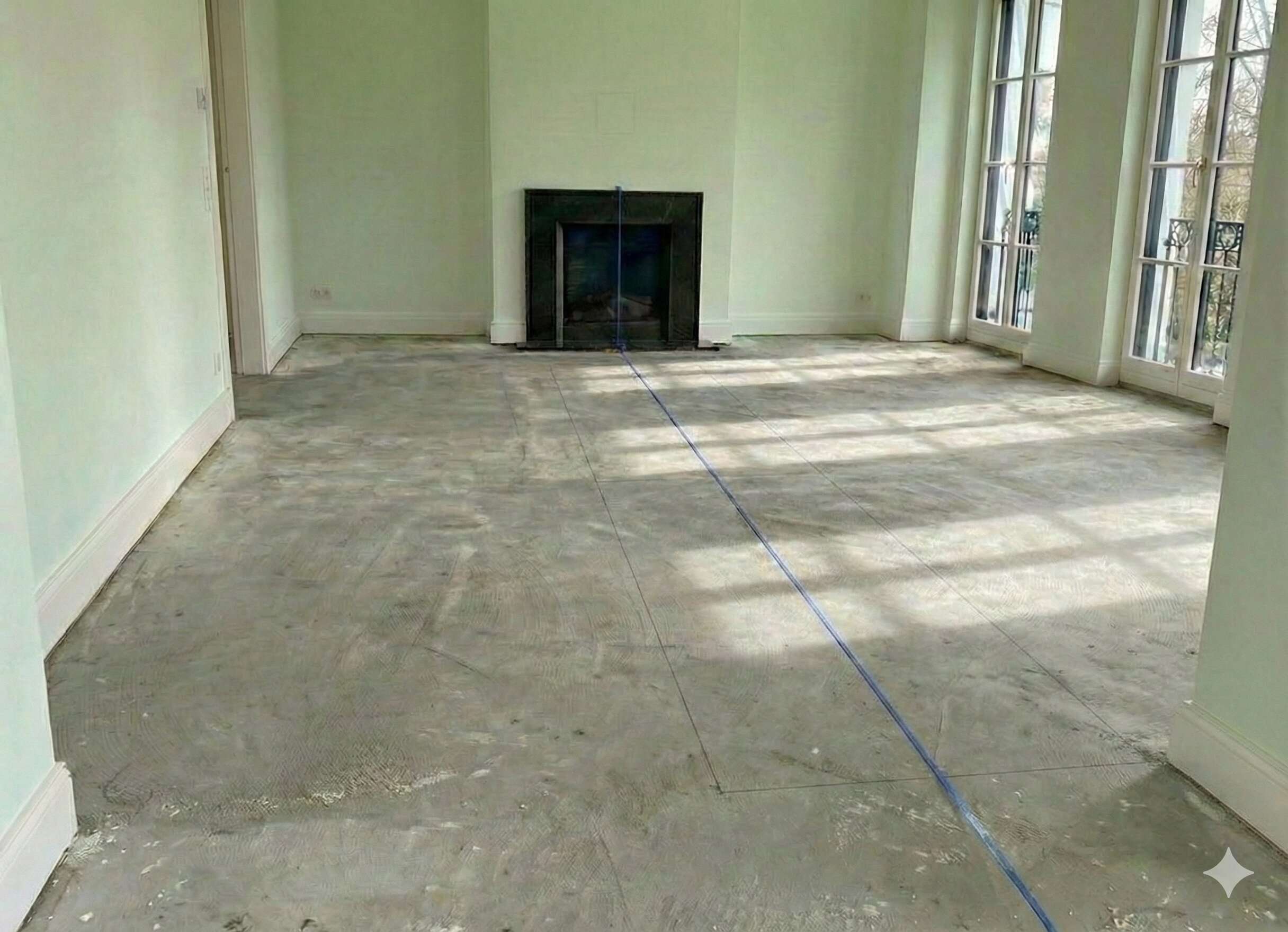 Fischgrätparkett Verlegung Detail