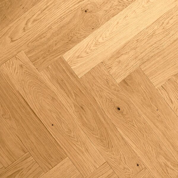 XL Fischgrät Eiche Eugene | gebürstet, geölt, Natura | 735x145x14 mm