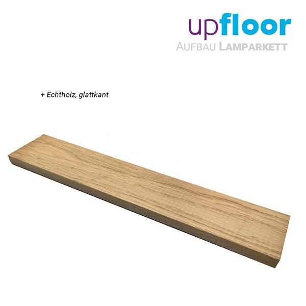 Lamparkett Roteiche | roh, lose Stäbe, Rustikal | 250x50x10mm