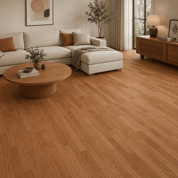 Stabparkett amerik. Kirsche | roh, Natur, fallende Längen | 350-500x67x22mm