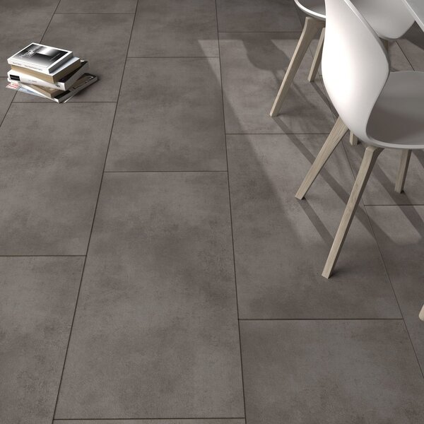 Klebevinyl Rupat 344 Fliese dunkelgrau 2,5mm massiv TAMI Life
