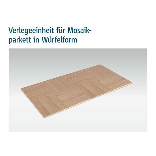 Mosaikparkett Eiche Würfel hellbraun Natur Upfloor