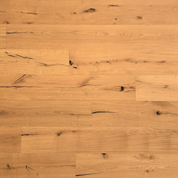 XXXL Landhausdiele Eiche Lynn | gebürstet, geölt, Country | 2200x300x15 mm
