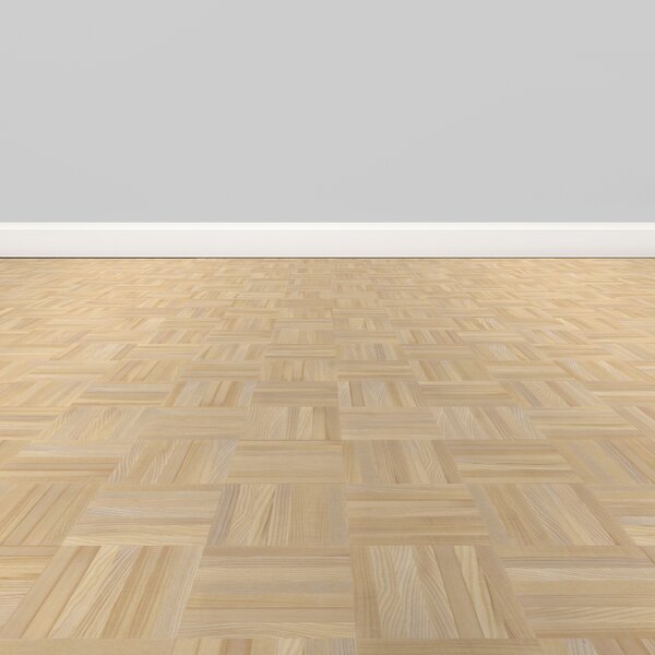 Mosaikparkett Esche Würfel hell-beige Natur geschliffen roh