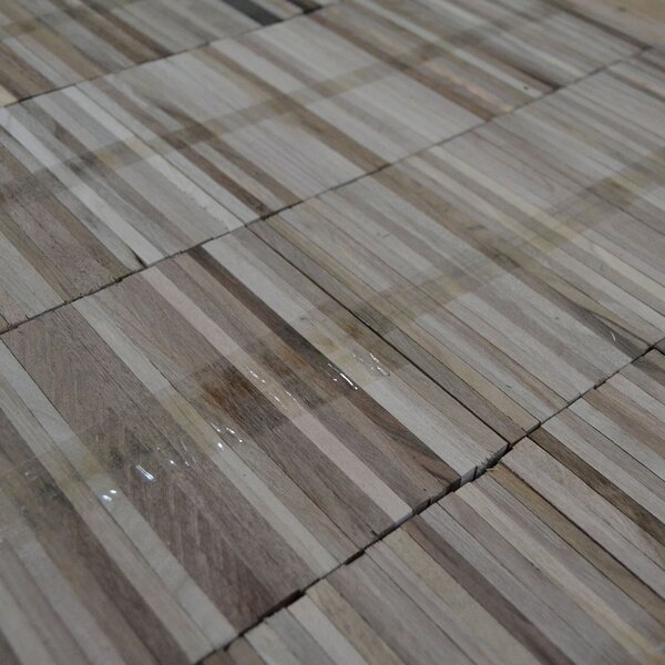 Industrieparkett asiatischer Nussbaum | Standard | 250x10x20mm