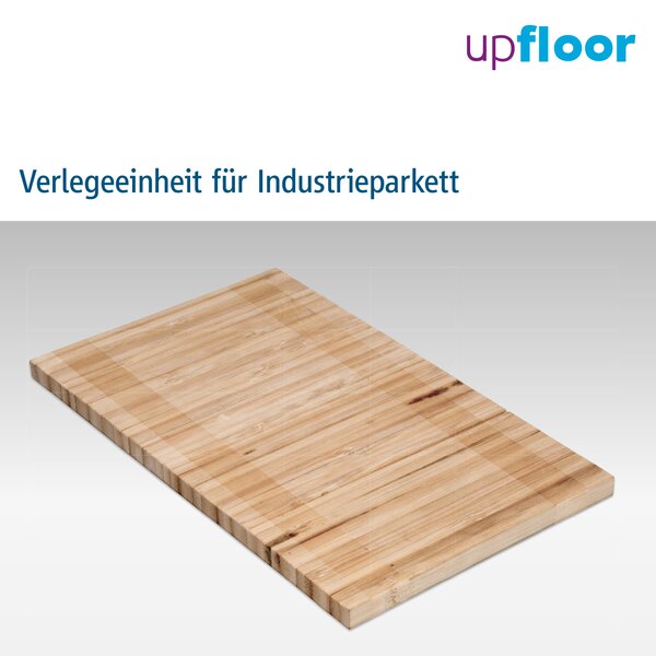 Industrieparkett Eiche | roh, Standard, folienverklebt | 160x8x22mm
