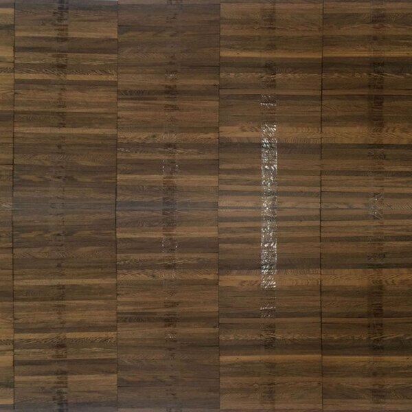 Industrieparkett Wenge | roh, Standard, folienverklebt | 220x10x10mm
