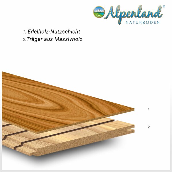 Einzelstabparkett Dole Massaranduba roh Nut/Feder 11mm Mix
