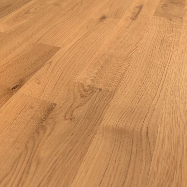 Einzelstabparkett Bayonne Eiche geölt Nut/Feder 490x70x9mm Struktur HDF Träger