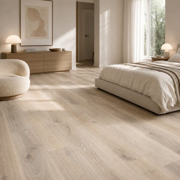 XL Vinylboden Bugio 419 Eiche hellbraun Klicksystem inkl. Trittschalldämmung 5,5mm SPC TAMI Life