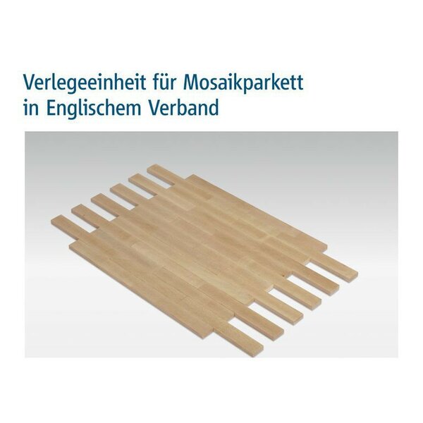 Mosaikparkett Eiche englischer-Verband Verlegeeinheit