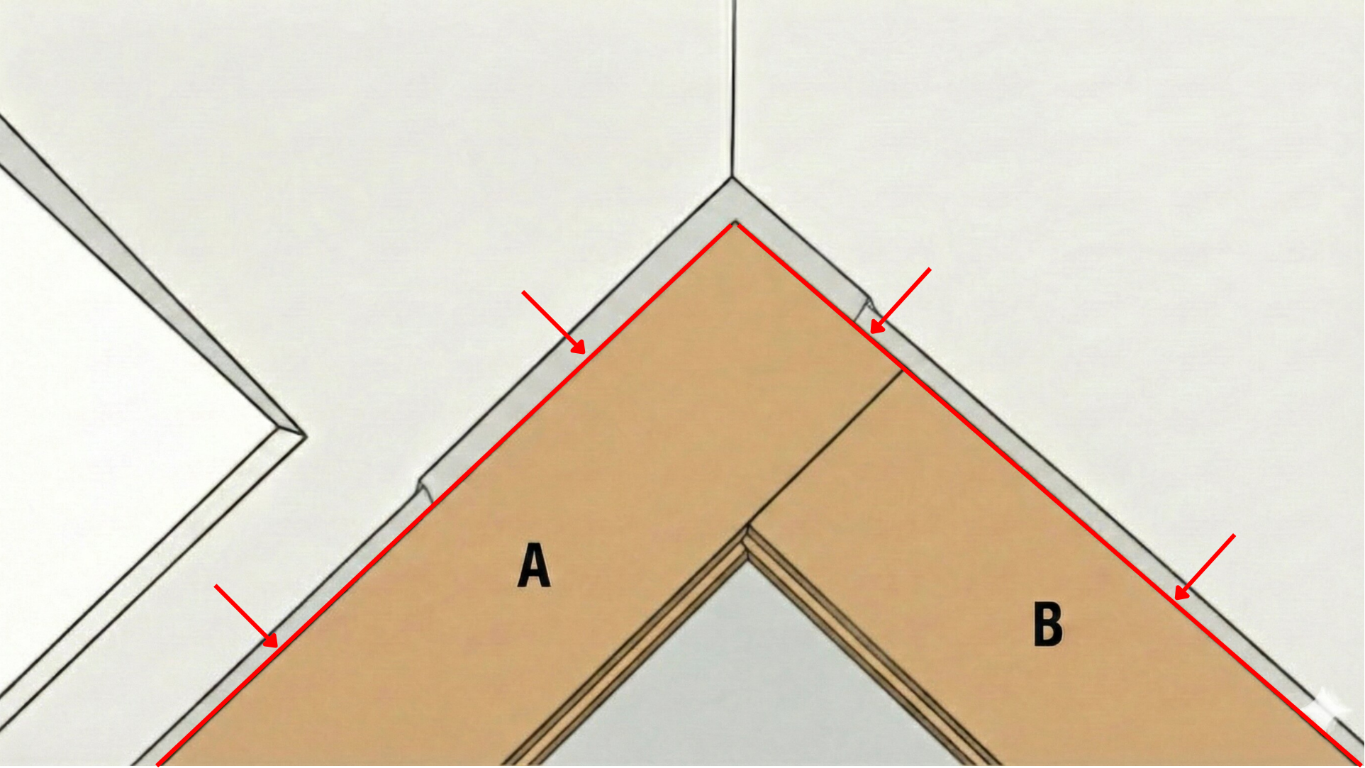 Schnittkante Parkett verlegen