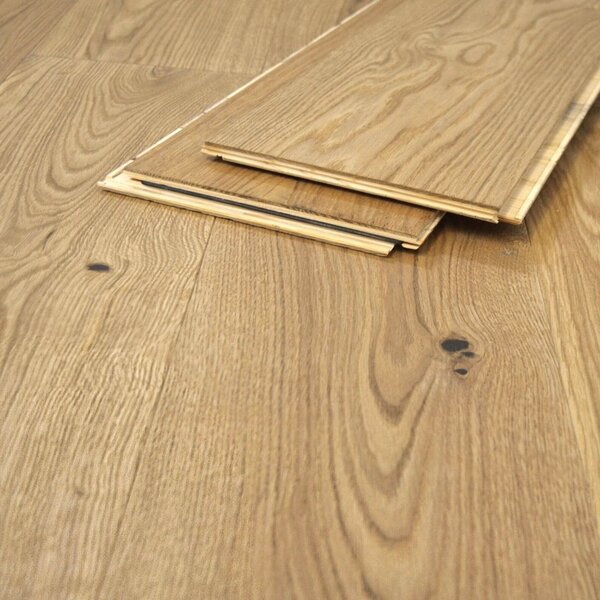 Parkett Landhausdiele Arvada Eiche schwarz gespachtelt matt lackiert Naturell