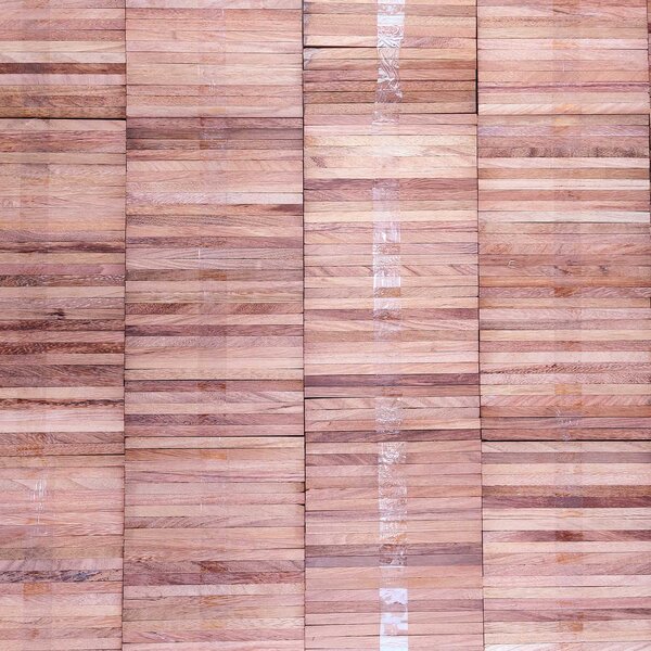 Industrieparkett Jatoba | roh, Standard, folienverklebt | 160x10x10mm
