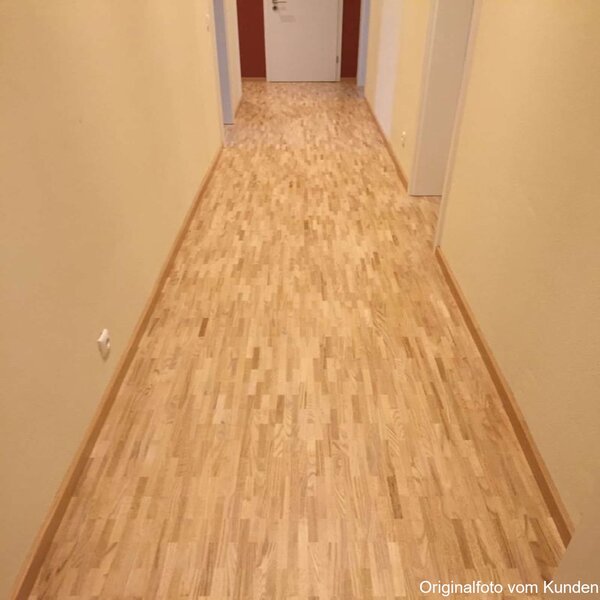 Mosaikparkett Esche | roh, Rustikal, englischer Verband | 160x23x8mm