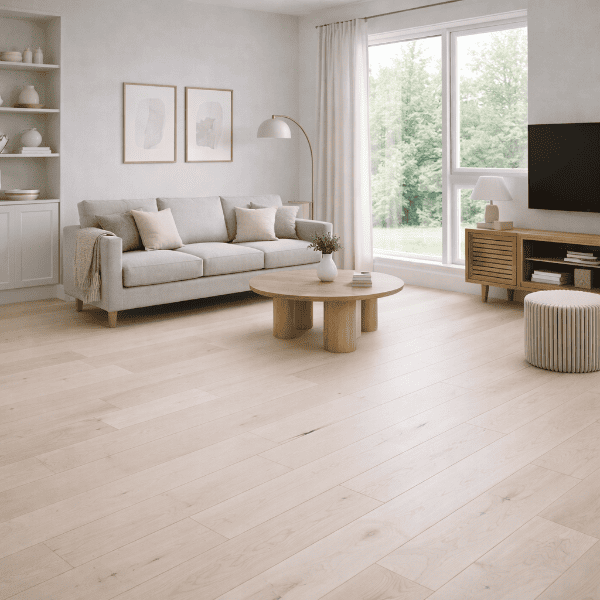 Massivholzdiele europäischer Ahorn | gehobelt, roh, Naturell | 600-1700x120x20mm