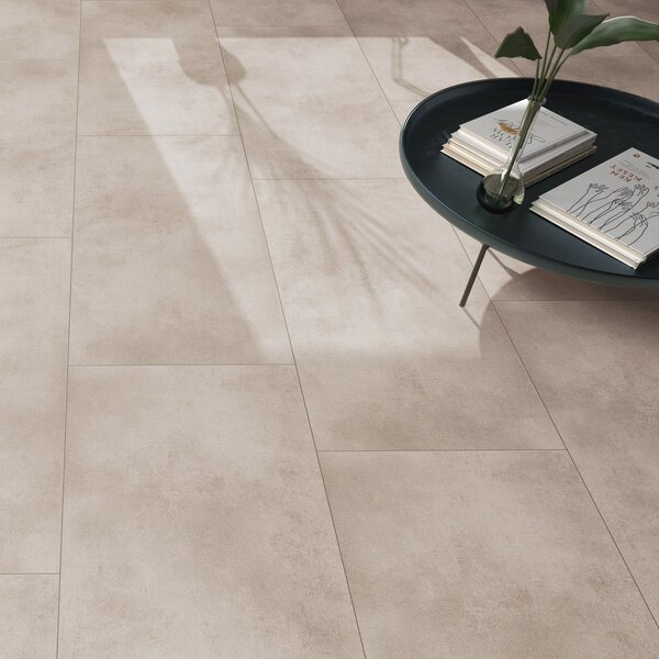 Vinylboden Otama 454 Fliese beige Klicksystem 5,5mm SPC-Träger TAMI Life