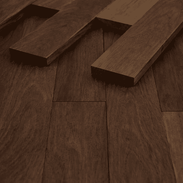 Lamparkett amerikanischer Nussbaum | englischer Verband, roh, Standard | 250x50x10mm