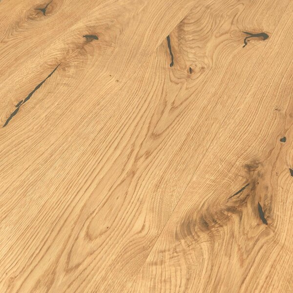 XXXXL Landhausdiele Eiche Lynn | gebürstet, geölt, Country | 2200x400x18 mm