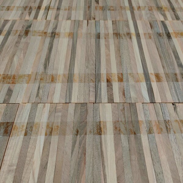 Industrieparkett Nussbaum europäisch 8mm folieverklebt 250x10x8mm Upfloor