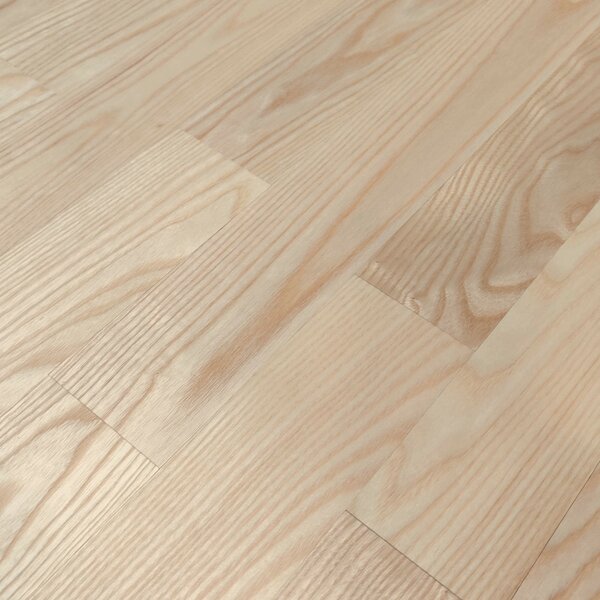 Einzelstabparkett Niort Esche lackiert Nut/Feder 490x70x11mm Natur
