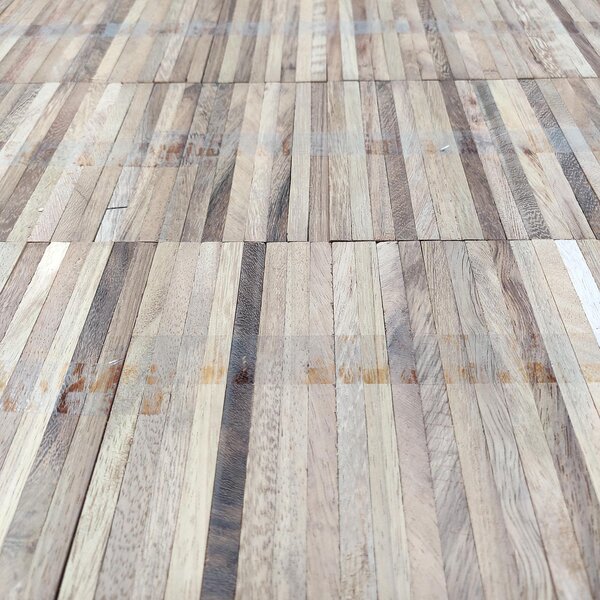 Industrieparkett Iroko 10mm folieverklebt 160x10x10mm Upfloor