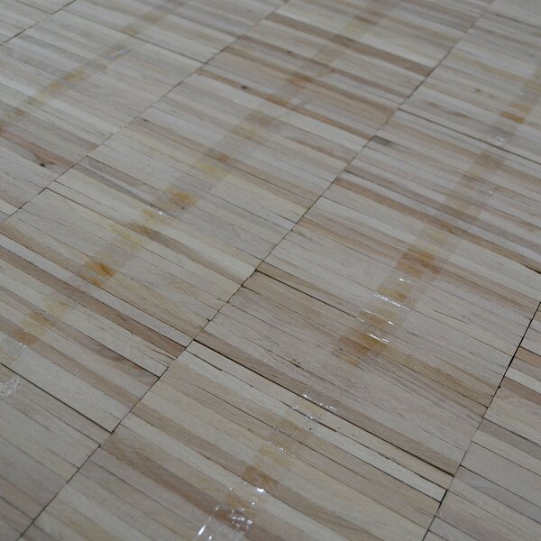 Industrieparkett Birke | roh, Standard, folienverklebt | 160x8x10mm