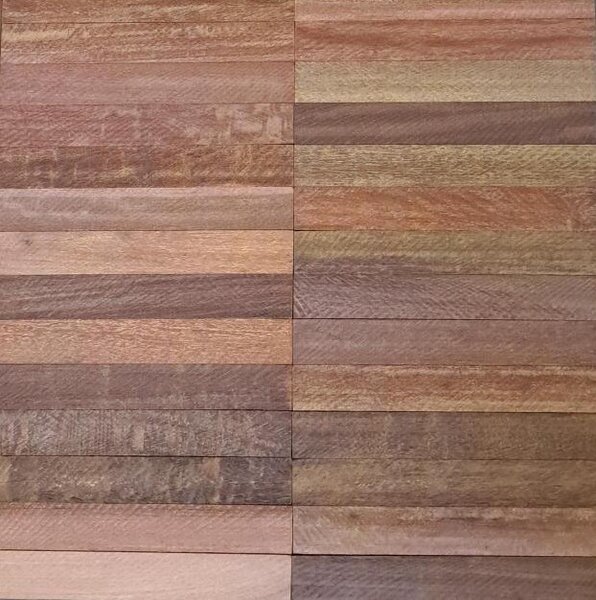 Mosaikparkett Ipe | Parallelverband, roh, Standard | 160x22x8mm