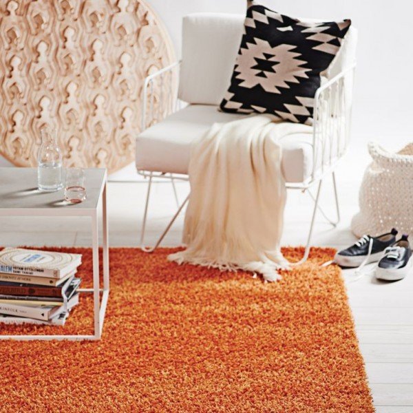 Hochflor Teppich orange 160×230 günstig online kaufen Hochflor Teppich orange 160×230 günstig online kaufen